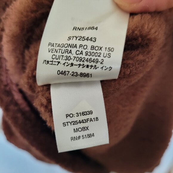 Patagonia Women Re-Tool Snap-T Pullover Moccasin Brown Large New - Picture 10 of 10